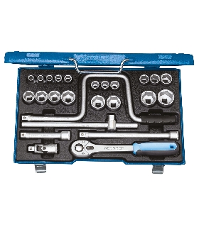 JUEGO DE LLAVES DE VASO 1/2"" 25 PZAS 10-32 MM 6151880 GEDORE